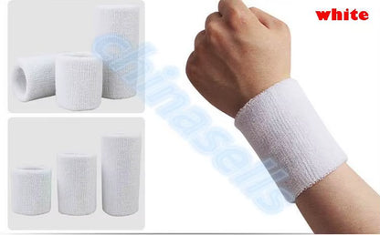 Sports Sweatband Cotton 15*8Cm Terry Cloth Wrist Sweat Bands Tennis Fitness Basketball Wristband Wrist Support Protector